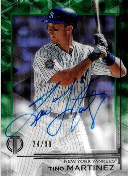 2019 Topps Tribute - Tribute Autographs Green #TA-TMA Tino Martinez Front