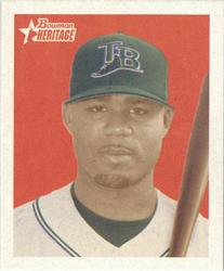 2006 Bowman Heritage - Mini #43 Carl Crawford Front