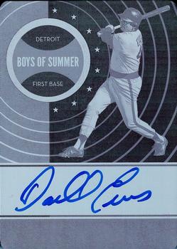 2019 Panini Chronicles - America's Pastime Boys of Summer Autographs Printing Plate Magenta #BOS-DE Darrell Evans Front