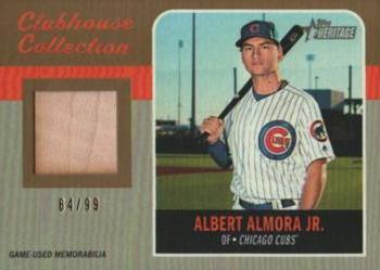 2019 Topps Heritage - Clubhouse Collection Relics High Number Gold #CCR-AA Albert Almora Jr. Front