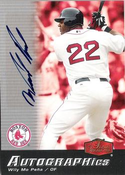 2006 Flair Showcase - Autographics #SC-WP Wily Mo Pena Front