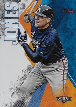 2019 Topps Fire #2 Chipper Jones Front