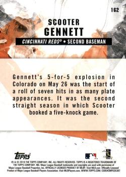 2019 Topps Fire #162 Scooter Gennett Back
