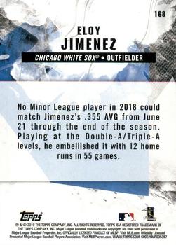 2019 Topps Fire #168 Eloy Jimenez Back