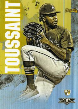 2019 Topps Fire - Gold Minted #79 Touki Toussaint Front