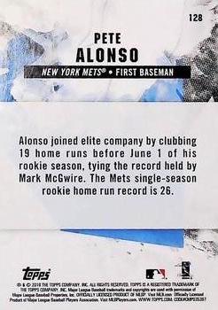2019 Topps Fire - Flame #128 Pete Alonso Back