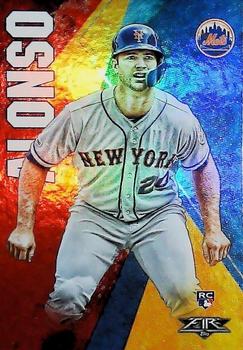 2019 Topps Fire - Flame #128 Pete Alonso Front