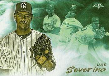 2019 Topps Fire - Smoke and Mirrors Gold Minted #SM-12 Luis Severino Front