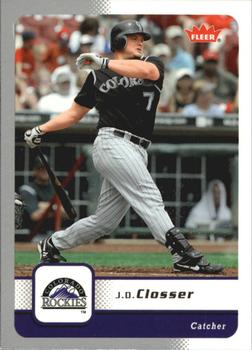 2006 Fleer - Glossy Silver #327 J.D. Closser Front