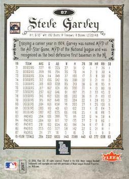 2006 Fleer Greats of the Game - Pewter #87 Steve Garvey Back