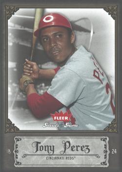 2006 Fleer Greats of the Game - Pewter #94 Tony Perez Front