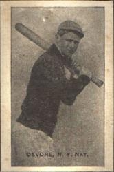 1911 Baseball Bats Candy #NNO Josh Devore Front