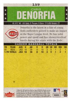 2006 Fleer Tradition - Sepia #159 Chris Denorfia Back