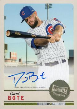 2019 Topps Archives Snapshots - Autographs #AS-DB David Bote Front