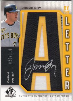 2006 SP Authentic - By the Letter #BL-JB Jason Bay Front