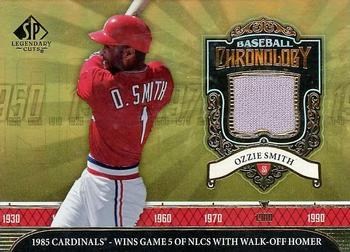 2006 SP Legendary Cuts - Baseball Chronology Materials #BC-OS Ozzie Smith Front