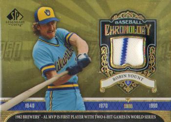 2006 SP Legendary Cuts - Baseball Chronology Materials #BC-RY Robin Yount Front