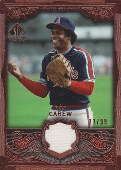 2006 SP Legendary Cuts - Legendary Materials Bronze #LM-CW Rod Carew Front