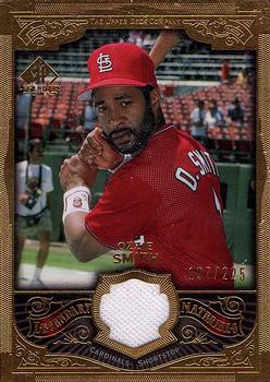 2006 SP Legendary Cuts - Legendary Materials Gold #LM-OS Ozzie Smith Front