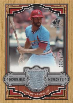 2006 SP Legendary Cuts - Memorable Moments Materials #MM-OS Ozzie Smith Front
