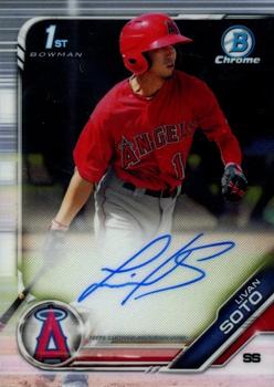 2019 Bowman Chrome - Prospects Autographs #CPA-LS Livan Soto Front