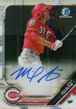 2019 Bowman Chrome - Prospects Autographs #CPA-MS Mike Siani Front