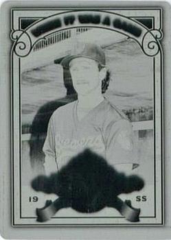 2006 SP Legendary Cuts - When it Was a Game Printing Plates Black #WG-RY Robin Yount Front