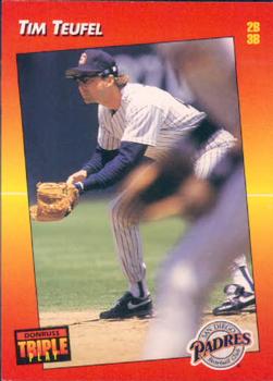 1992 Triple Play #255 Tim Teufel Front