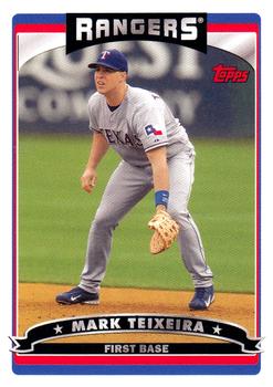 2006 Topps - Box Bottoms #180 Mark Teixeira Front