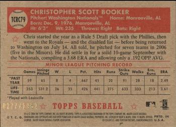 2006 Topps '52 Rookies - Chrome #TCRC79 Chris Booker Back