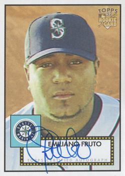 2006 Topps '52 Rookies - Signatures #52S-EF Emiliano Fruto Front