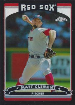 2006 Topps Chrome - Black Refractors #79 Matt Clement Front