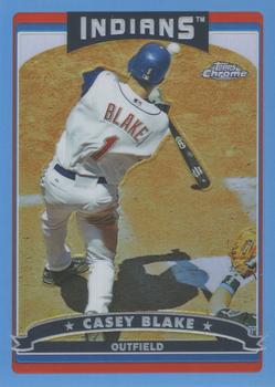 2006 Topps Chrome - Blue Refractors #197 Casey Blake Front