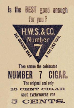 1889 Number 7 Cigars Boston Beaneaters (N526) #NNO Joseph Quinn Back