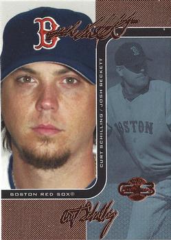2006 Topps Co-Signers - Changing Faces Blue #DUO-A 35 Josh Beckett / Curt Schilling Front