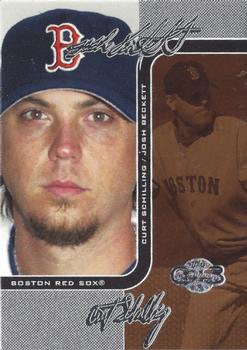 2006 Topps Co-Signers - Changing Faces Silver Bronze #DUO-A 35 Josh Beckett / Curt Schilling Front