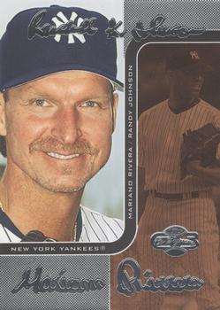 2006 Topps Co-Signers - Changing Faces Silver Bronze #DUO-C 41 Randy Johnson / Mariano Rivera Front