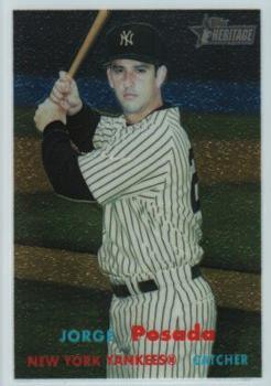 2006 Topps Heritage - Chrome #10 Jorge Posada Front