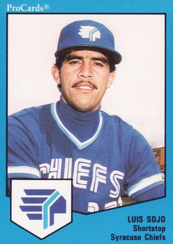 1989 ProCards Triple A #809 Luis Sojo Front