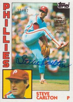 2019 Topps Archives Signature Series Retired Player Edition - Steve Carlton #780 Steve Carlton Front