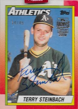 2019 Topps Archives Signature Series Retired Player Edition - Terry Steinbach #145 Terry Steinbach Front