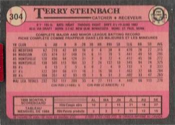 2019 Topps Archives Signature Series Retired Player Edition - Terry Steinbach #304 Terry Steinbach Back