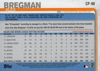 2019 Topps Clear Travel #CP-98 Alex Bregman Back