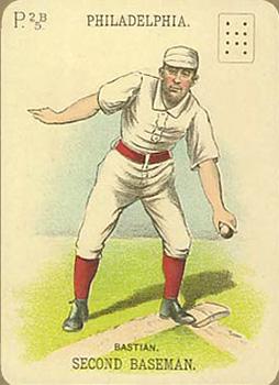 1888 WG1 Base Ball Playing Cards #NNO Charlie Bastian Front