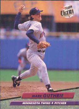 1992 Ultra #396 Mark Guthrie Front