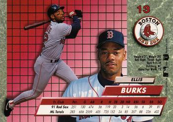 1992 Ultra #13 Ellis Burks Back