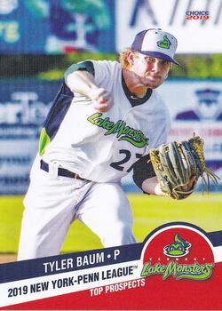 2019 Choice New York-Penn League Top Prospects #23 Tyler Baum Front