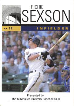2002 Milwaukee Brewers Police #NNO Richie Sexson Front