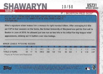 2019 Topps Update - Mother's Day Pink #US231 Mike Shawaryn Back