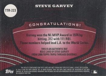 2006 Topps Triple Threads - Relic #TTR-223 Steve Garvey Back